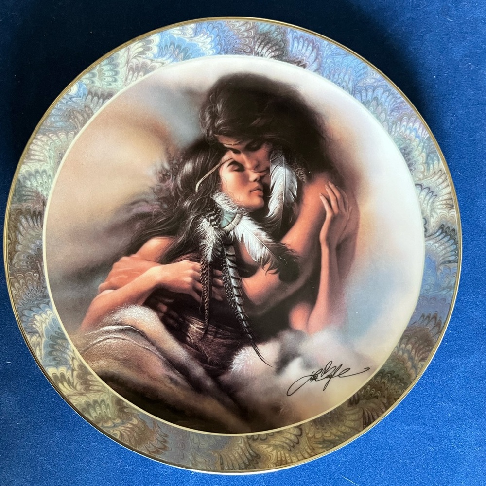 The Lovers collectors plate by the Bradford Exchange.